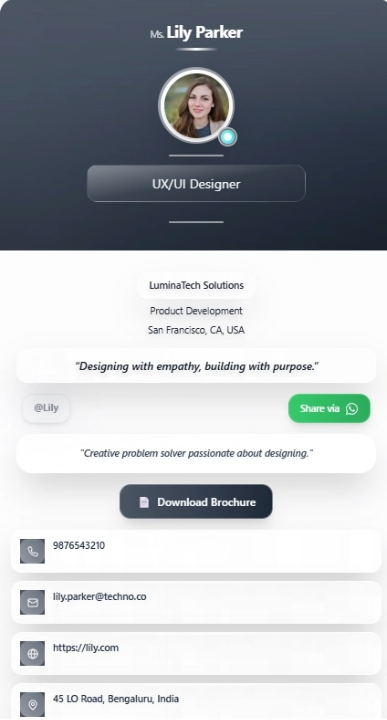 Creative card design